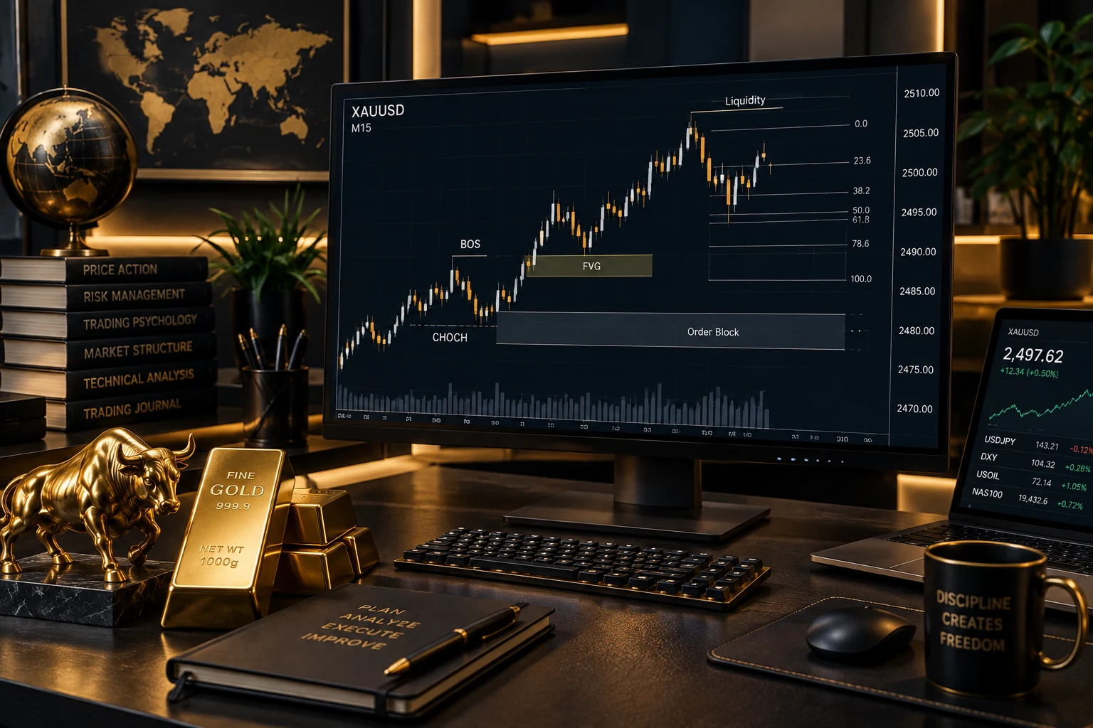 Advanced Gold Trading learning visual